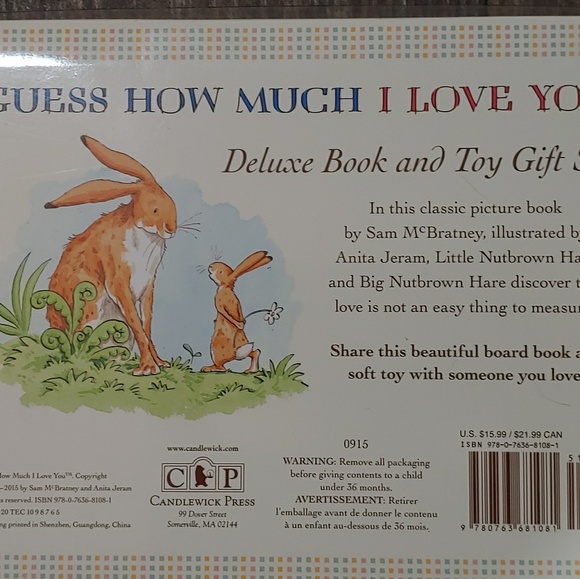 Board book and plushie set     (103-108) - Picture 4 of 6